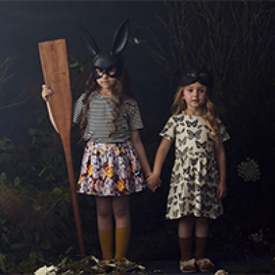 Hayley Sparks & stylist Emma Wood for Phoenix and the Fox’s ‘Night Garden’ campaign